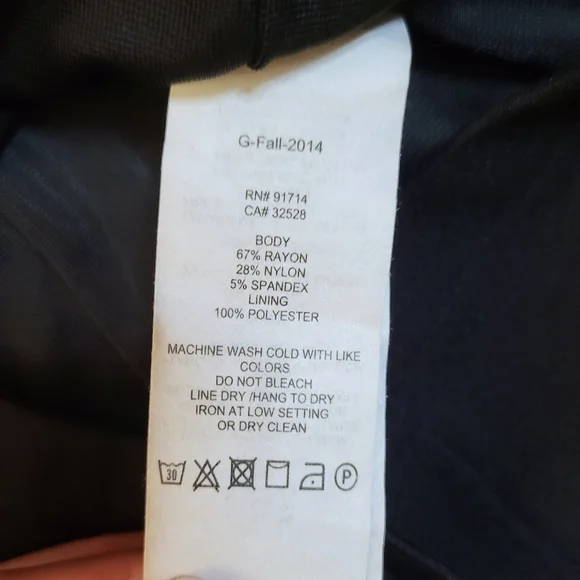 Like New Armani Exchange Little Black Dress Mini Sleeveless Size Small - Picture 7 of 7